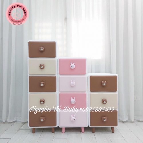 tủ ngăn kéo gấu thỏ