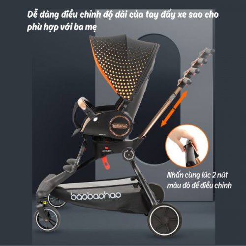 Xe đẩy gấp gọn Baobaohao V9